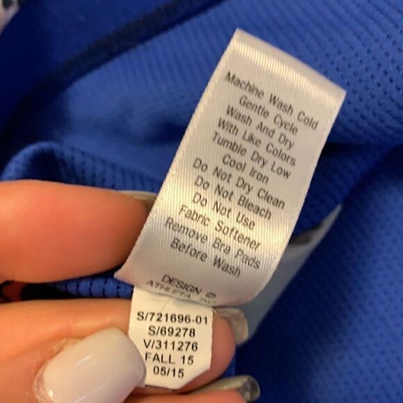 EUC Athleta Lava Push The Limits Sports Bra Size M - Picture 10 of 11